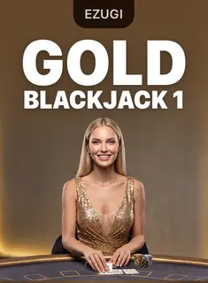 Portada de Gold Blackjack 1 · Ezugi